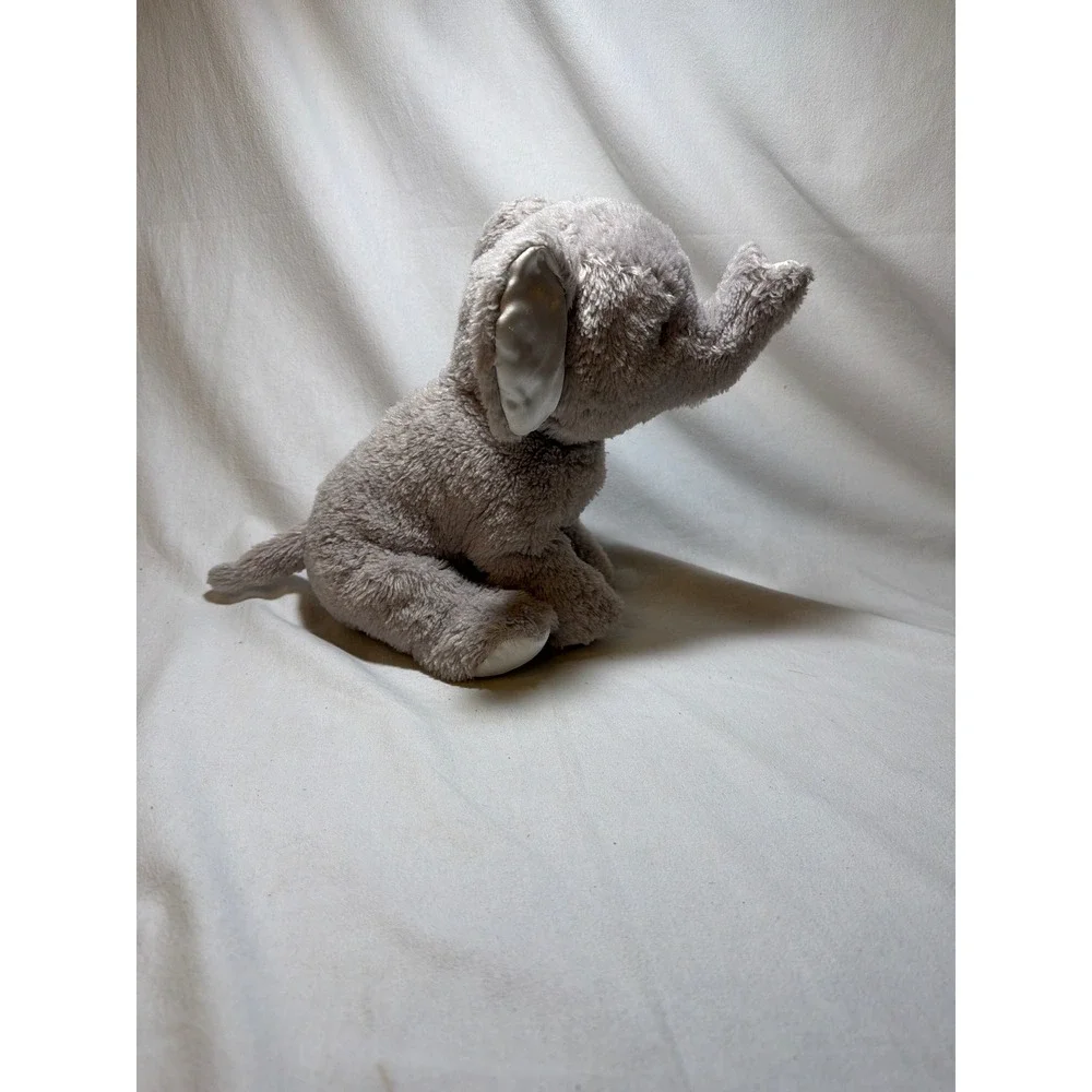Baby G by Gund Grey Elephant Plush Stuffed Animal Satin Ears 4060371 Kids Toy